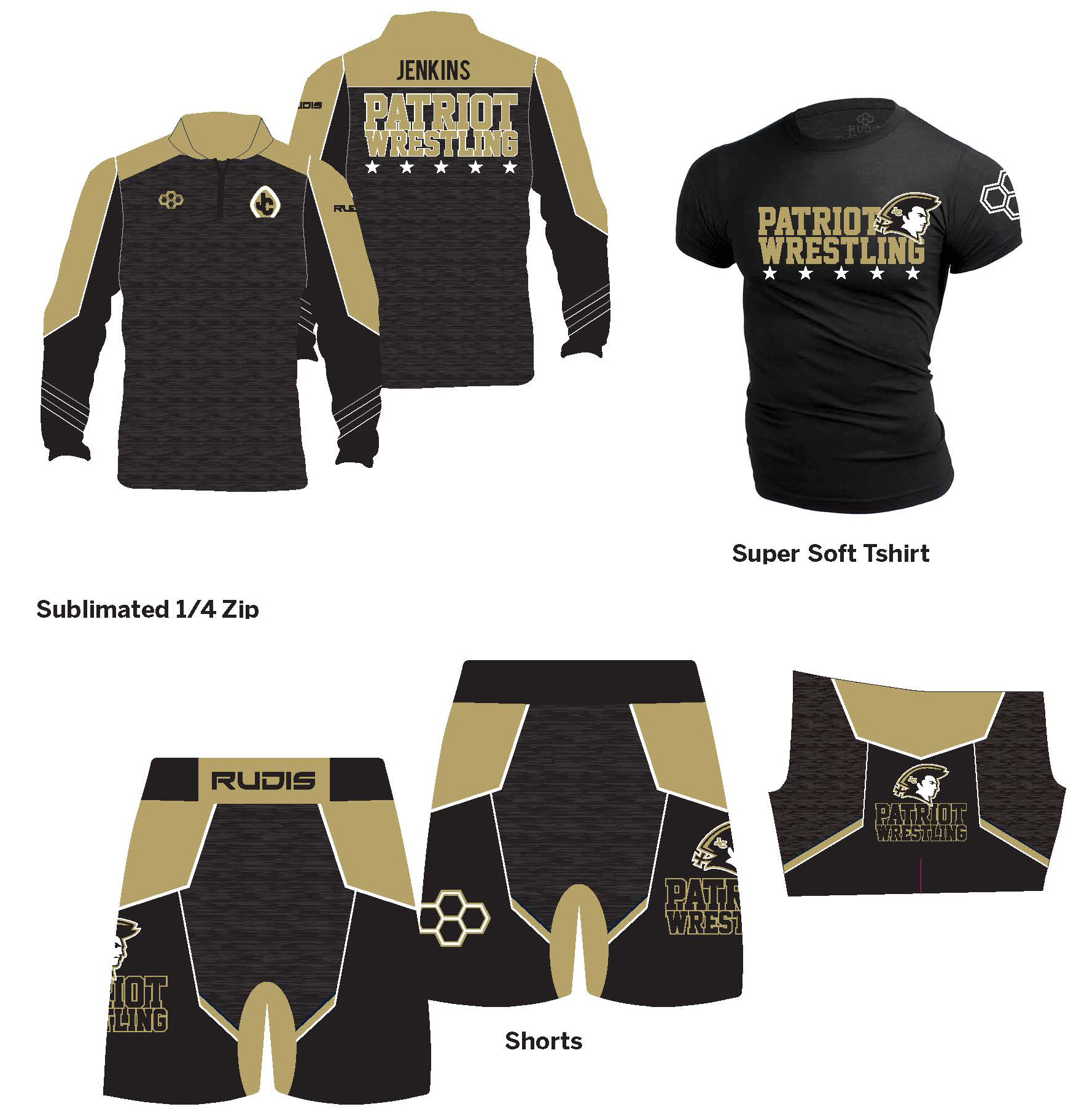 Jr Wrestling Uniforms
