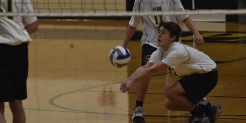 Kyle Wedemeyer playing volleyball