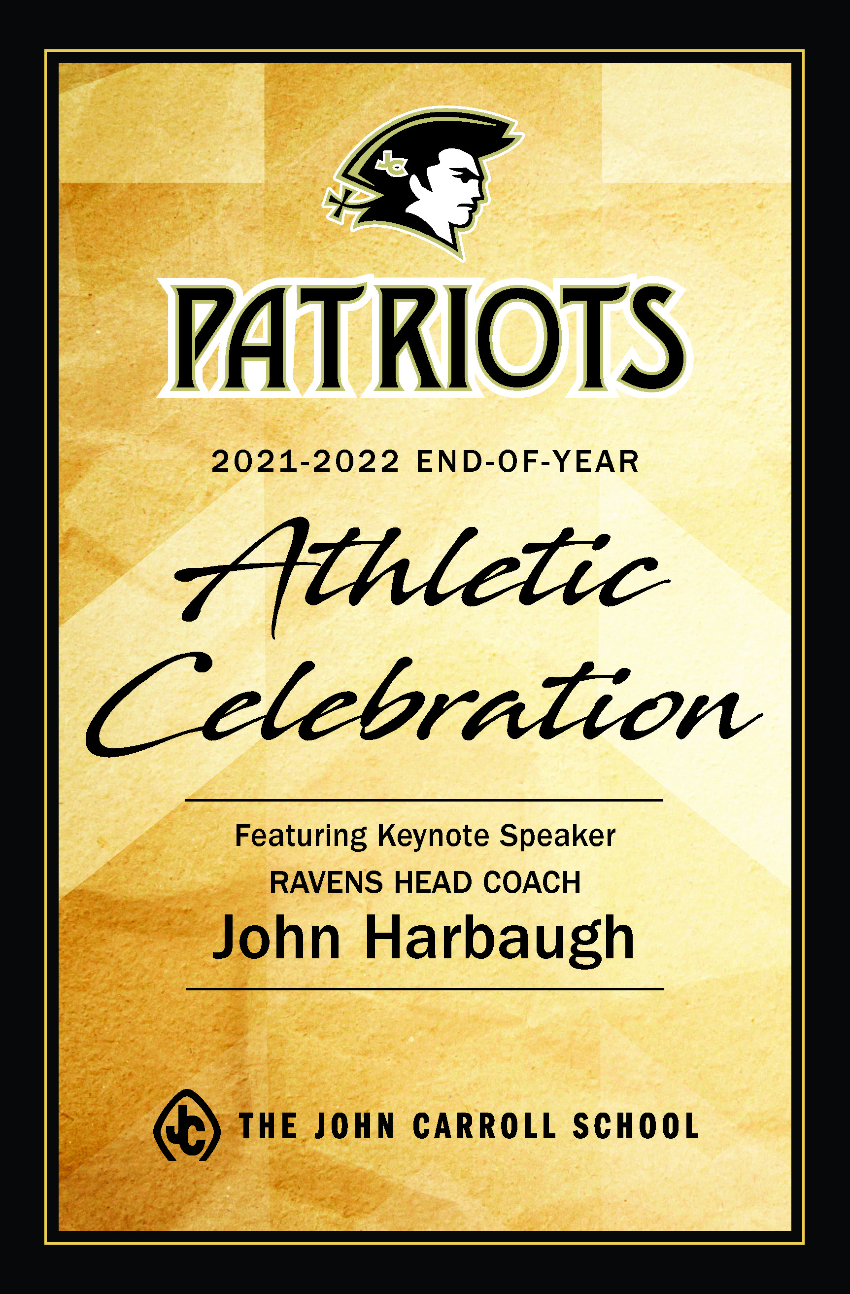 Athletics Celebration Program Cover